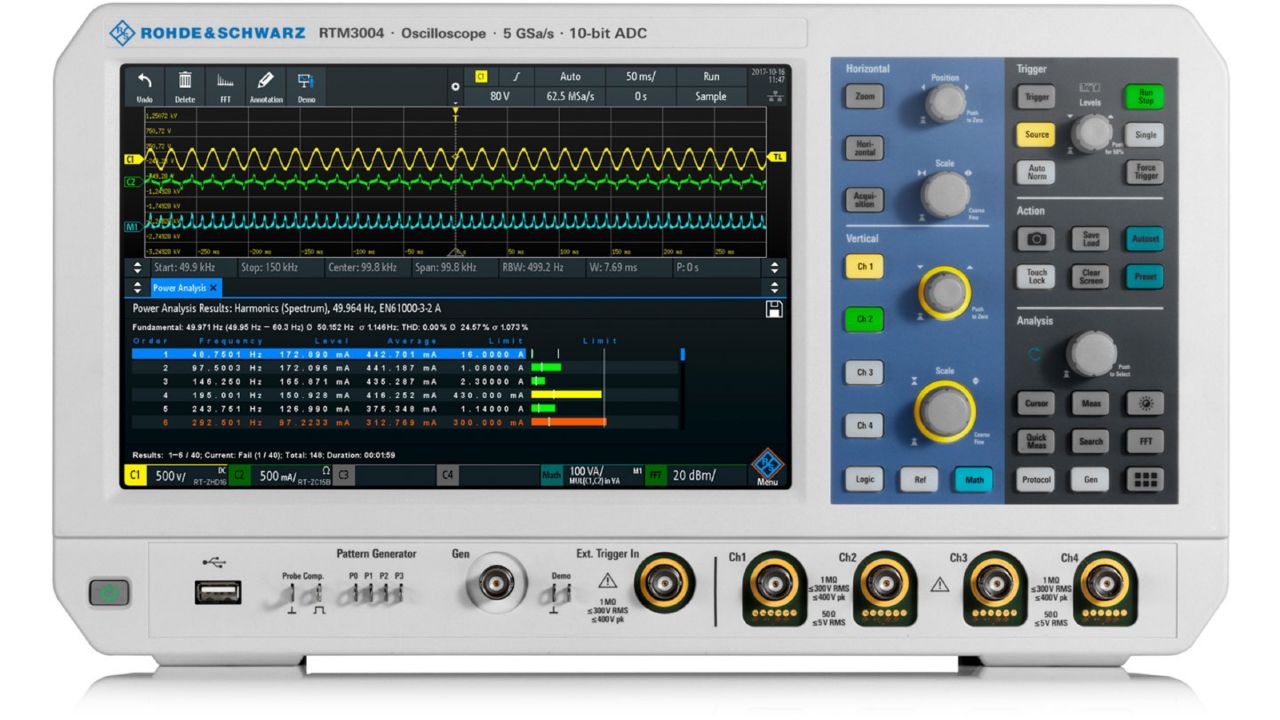 Rohde & Schwarz RTM3000 – Herstellerabbildung 2 zur Demo-Vorschau